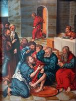 Christ washing the feet of the apostles