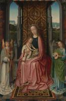 Virgin and Child Enthroned, with Angels