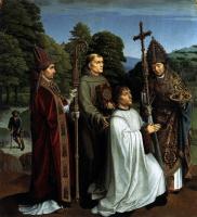Canon Bernardinus de Salviatis with Three Saints