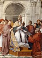 Pope Gregory IX Approving the Decretals