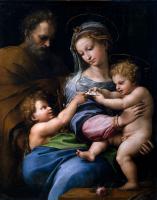 The Holy Family with little Saint John, or The Virgin with a Rose