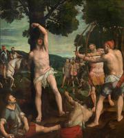 The martyrdom of St. Sebastian